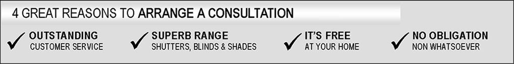 Reasons of Consultation - Blinds, Shutters, Shades, Reunion, Florida